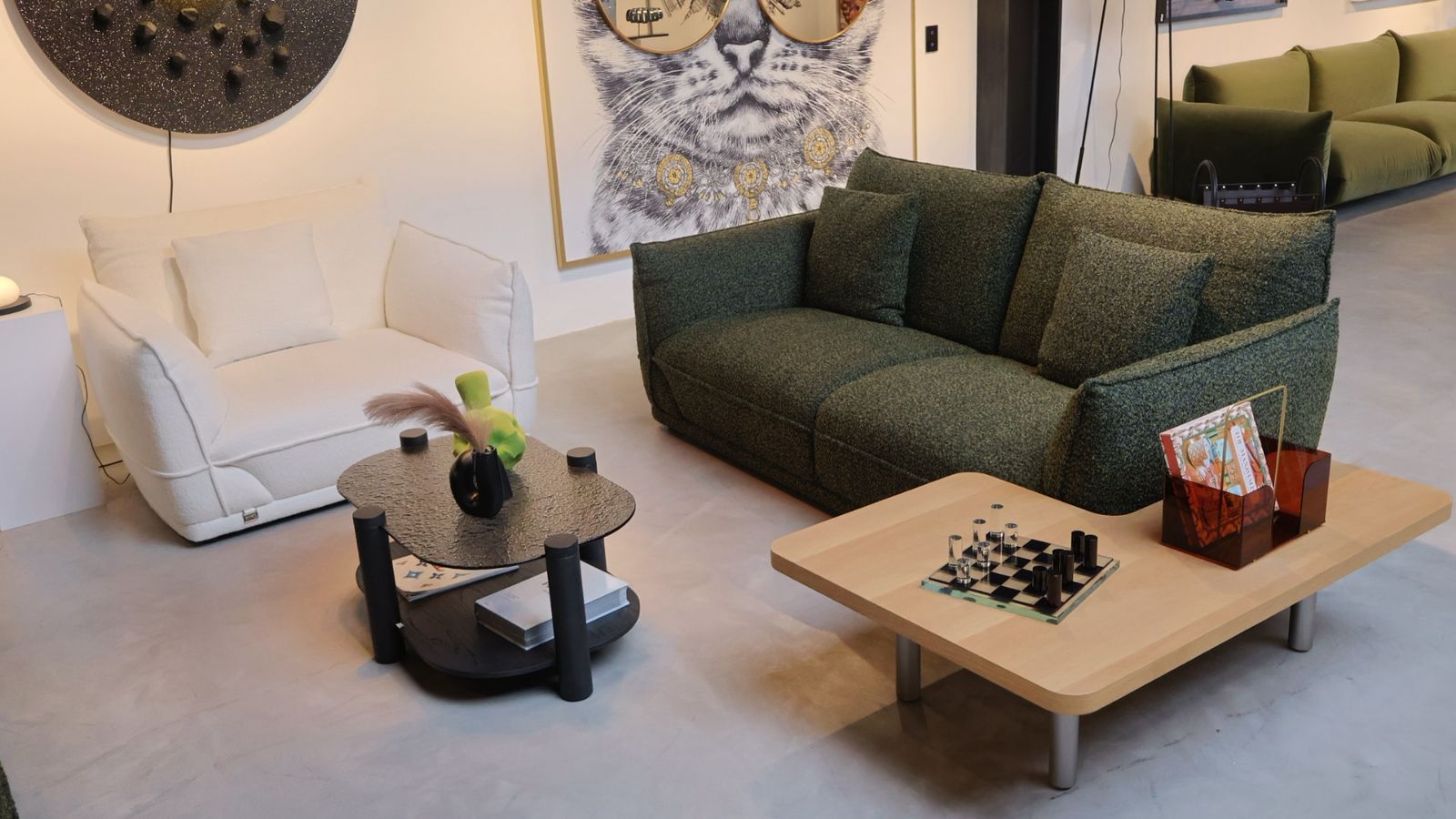 Sofa vert terreux mini